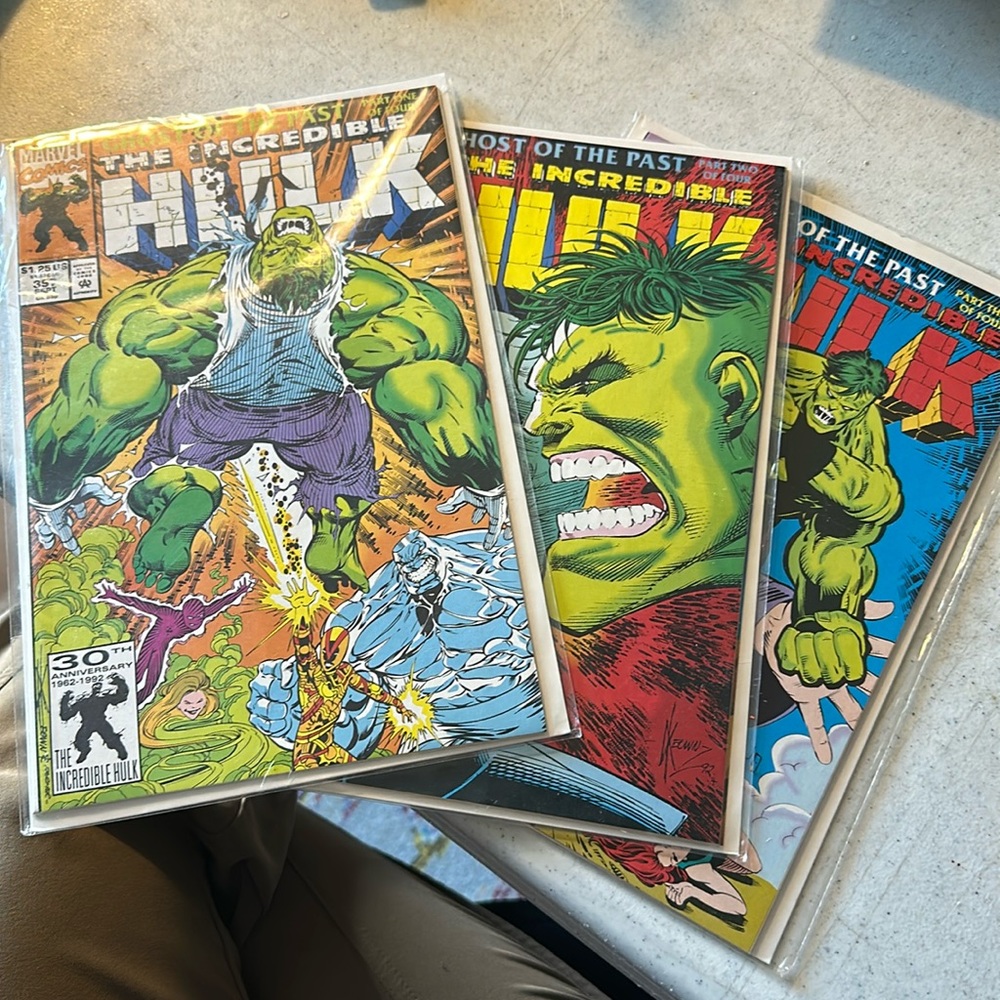 Ghost of the past: the Incredible Hulk.